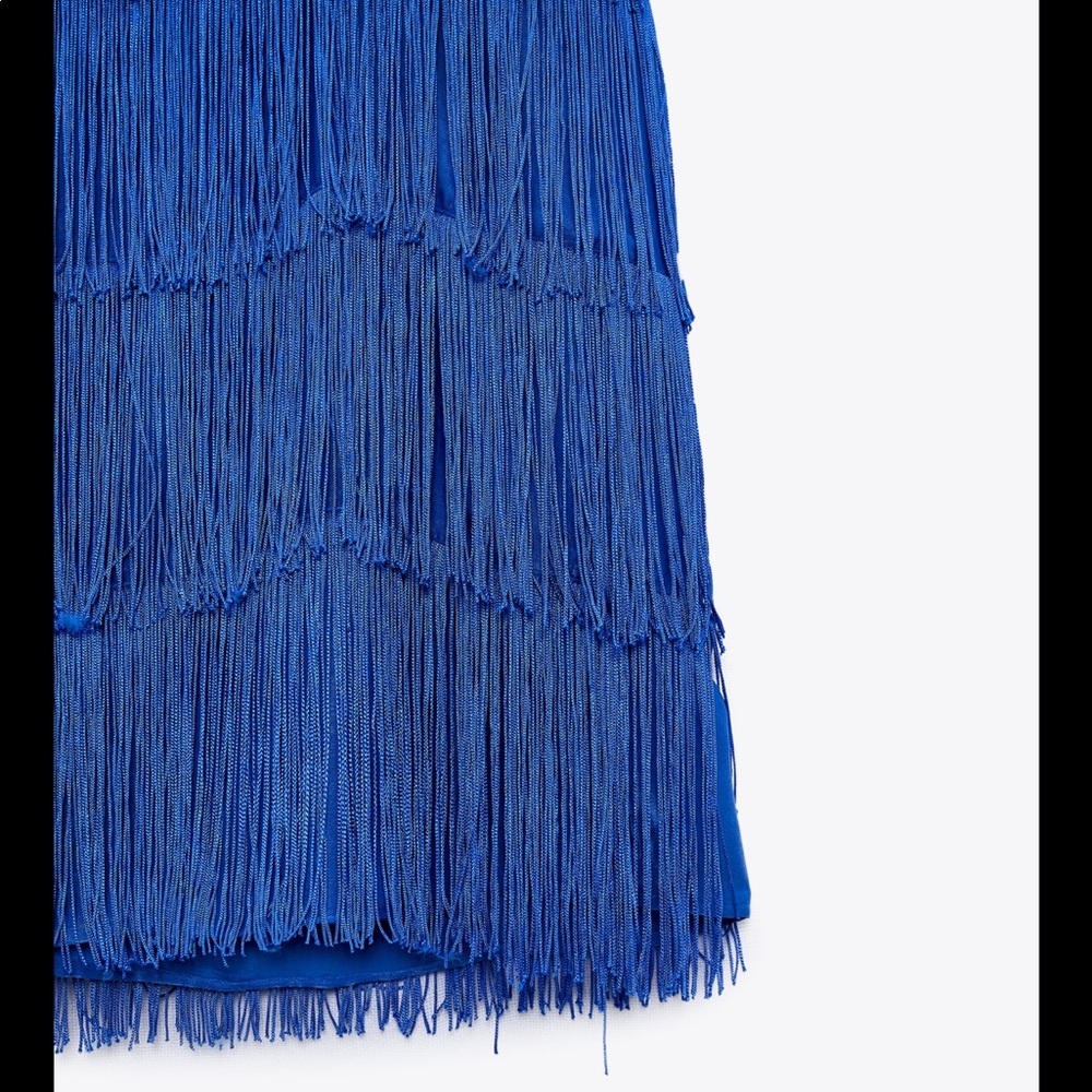 • Zara • Fringed Mini Dress - Picture 10 of 11